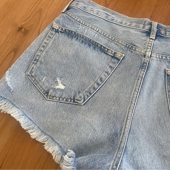 AGOLDE Parker Denim Jean Shorts Distressed and in Great Condition Worn Twice - Picture 6 of 7